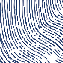Estampe Bleu