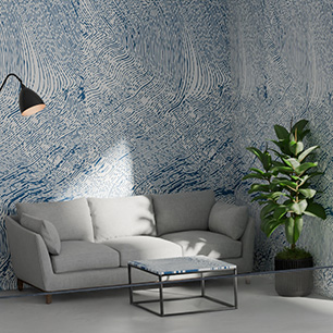 ESTAMPE D BLUE