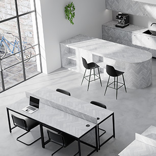 Zellige Herringbone Greige