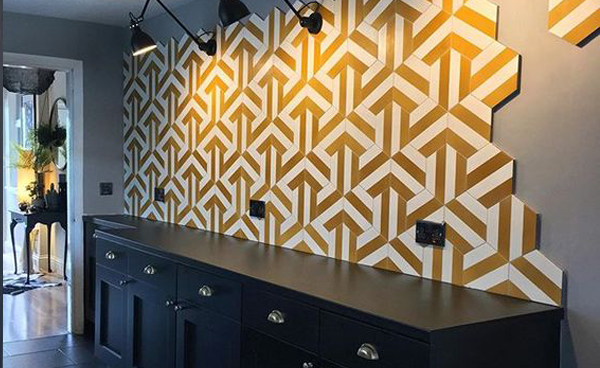 BUSHBOARD Omega Noir in a Dark and Moody Kitchen
