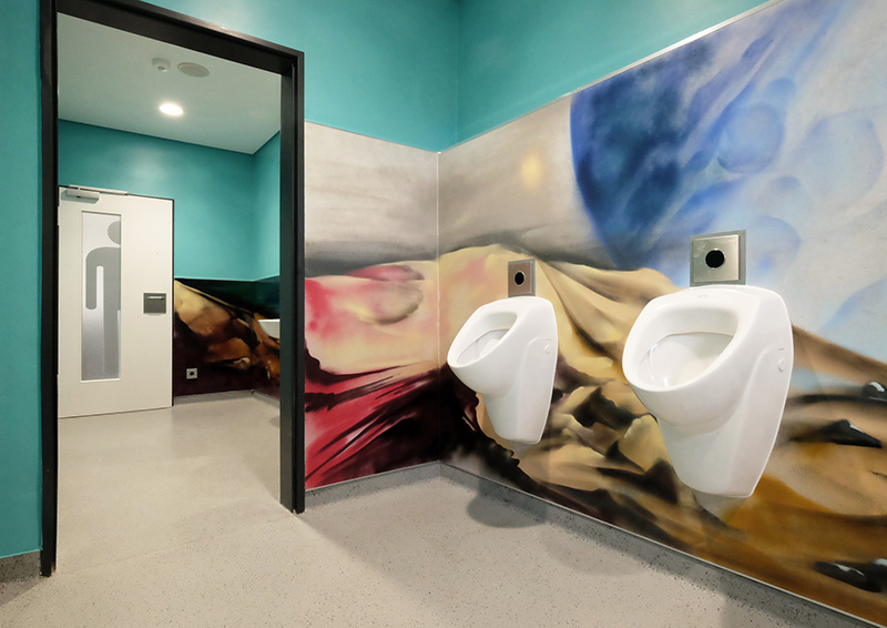 WC-Anlage, Schulzentrum Laurensberg