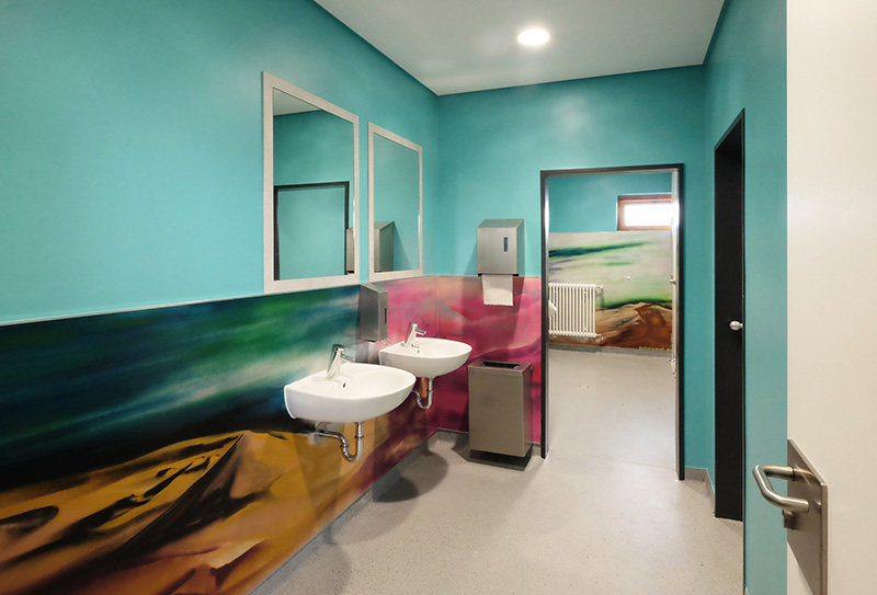 WC-Anlage, Schulzentrum Laurensberg
