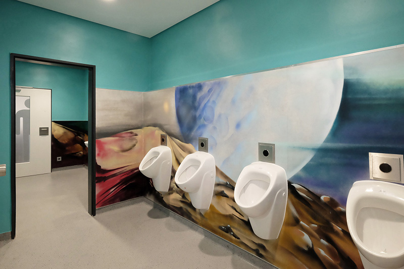 WC-Anlage, Schulzentrum Laurensberg