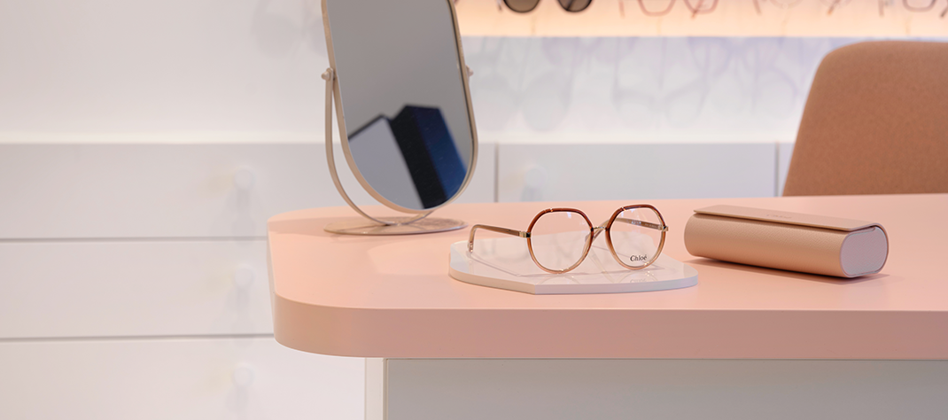 Lunetterie en Rose Givré - Belgique