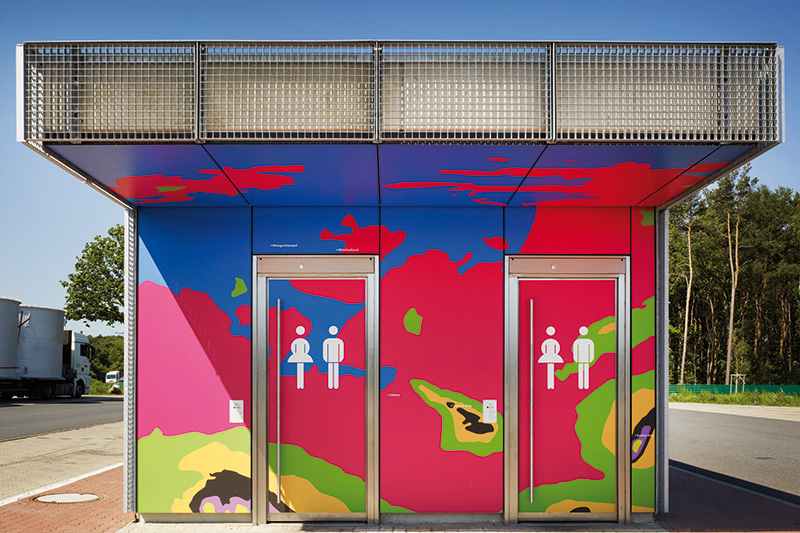 Parkplatz-WC Anlage