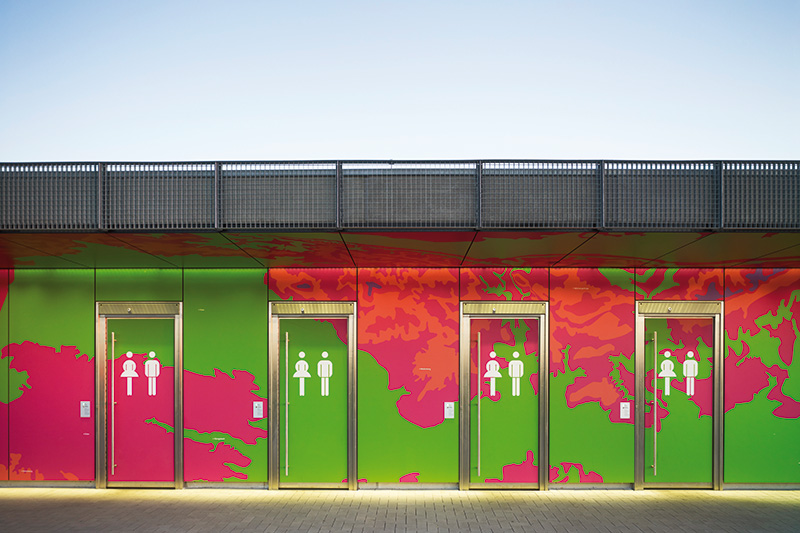 Parkplatz-WC Anlage