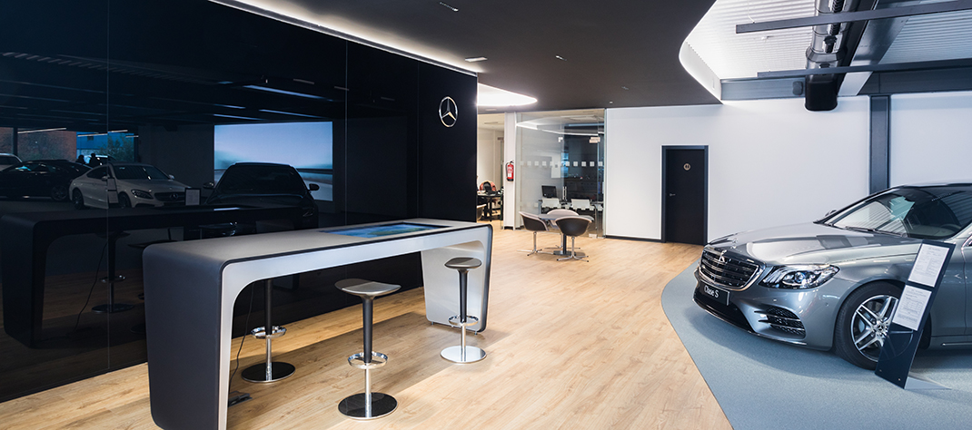 Showroom MERCEDES - Espagne