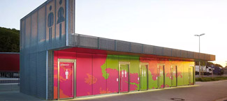 Parkplatz-WC Anlage