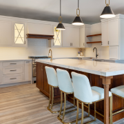Calacatta charm meets lustrous luxury