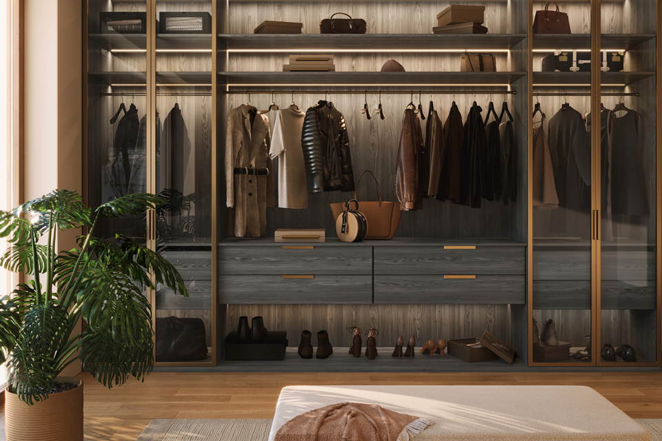 Engrained Luxury Showcase Closet