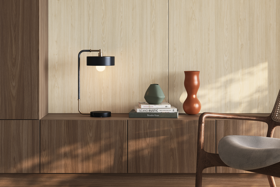 Cozy Mid-Century Niche Built-In