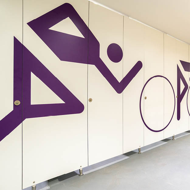 Polyrey HPL, Reysipur - Cubicle, Locker, Shower, Integrated Furniture