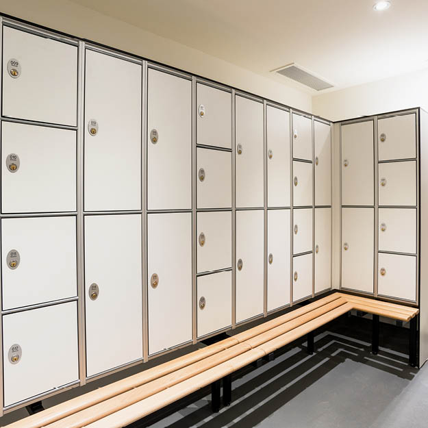 Polyrey HPL, Reysipur - Cubicle, Locker, Shower, Integrated Furniture