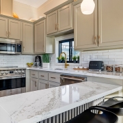 Organic Oasis, Verde Peak: Quartz Elegance​