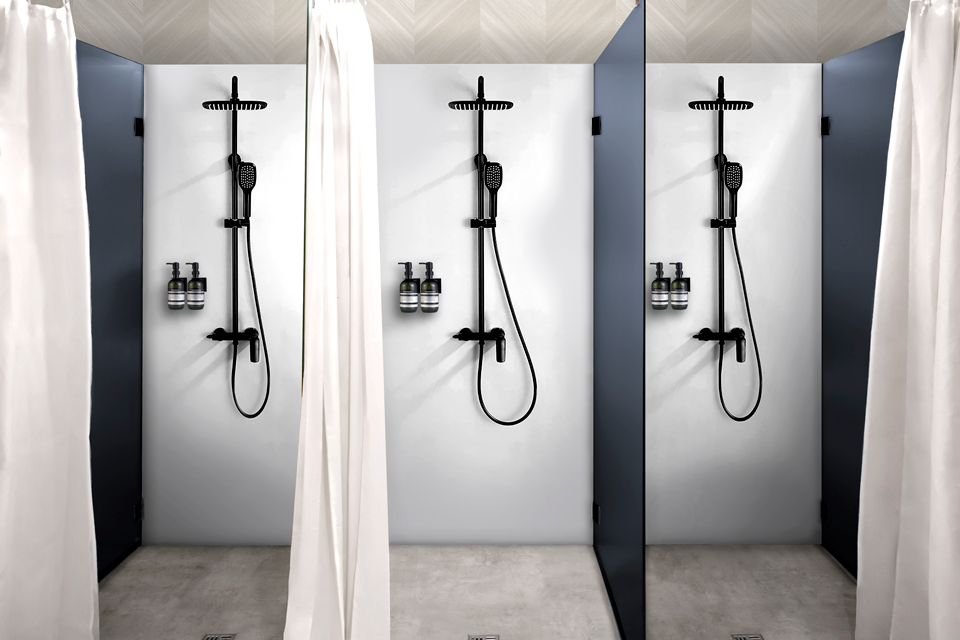 Low-VOC engineered waterproof wall panels