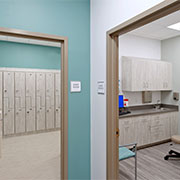 Stony Brook | Staff Lockers & Exam Room