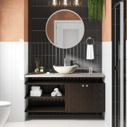 Charcoal Grey Carbone Marmo Bathroom Wilsonart
