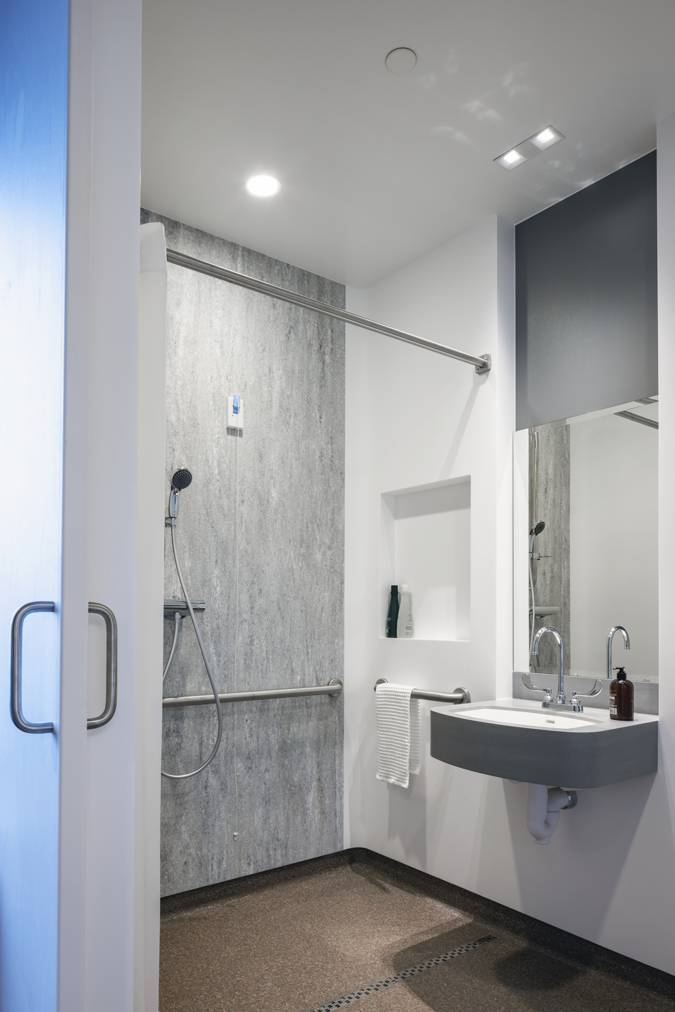 Mood board image of different surfaces.